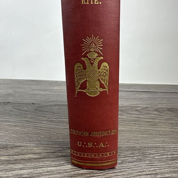 Morals and Dogma Albert Pike 1871 Reprinted 1947 Southern Jurisdiction Hardcover - Picture 6 of 12